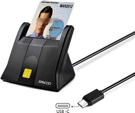 saicoo smart card reader dod military usb common access c|Type C Smart Card Reader Saicoo DOD Military USB.